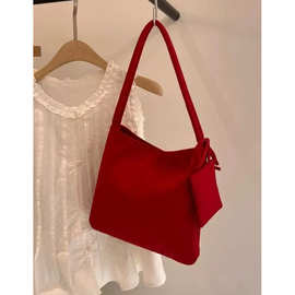 甜美木耳边宽松棉麻无袖潮流街头背包爆款可定制