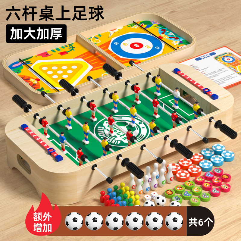 Fútbol de mesa para niños Escritorio interactivo entre padres e hijos Juego de mesa de batalla para dos personas Regalo de cumpleaños Juguetes de inteligencia para niños y niñas