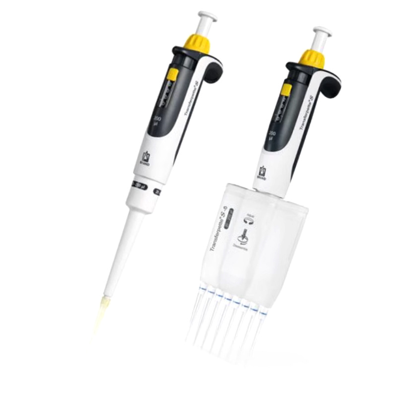 Pipeta Brand Brand Brand 510ml Pipeta Micro TransferPette-S ajustable de un solo canal Manual