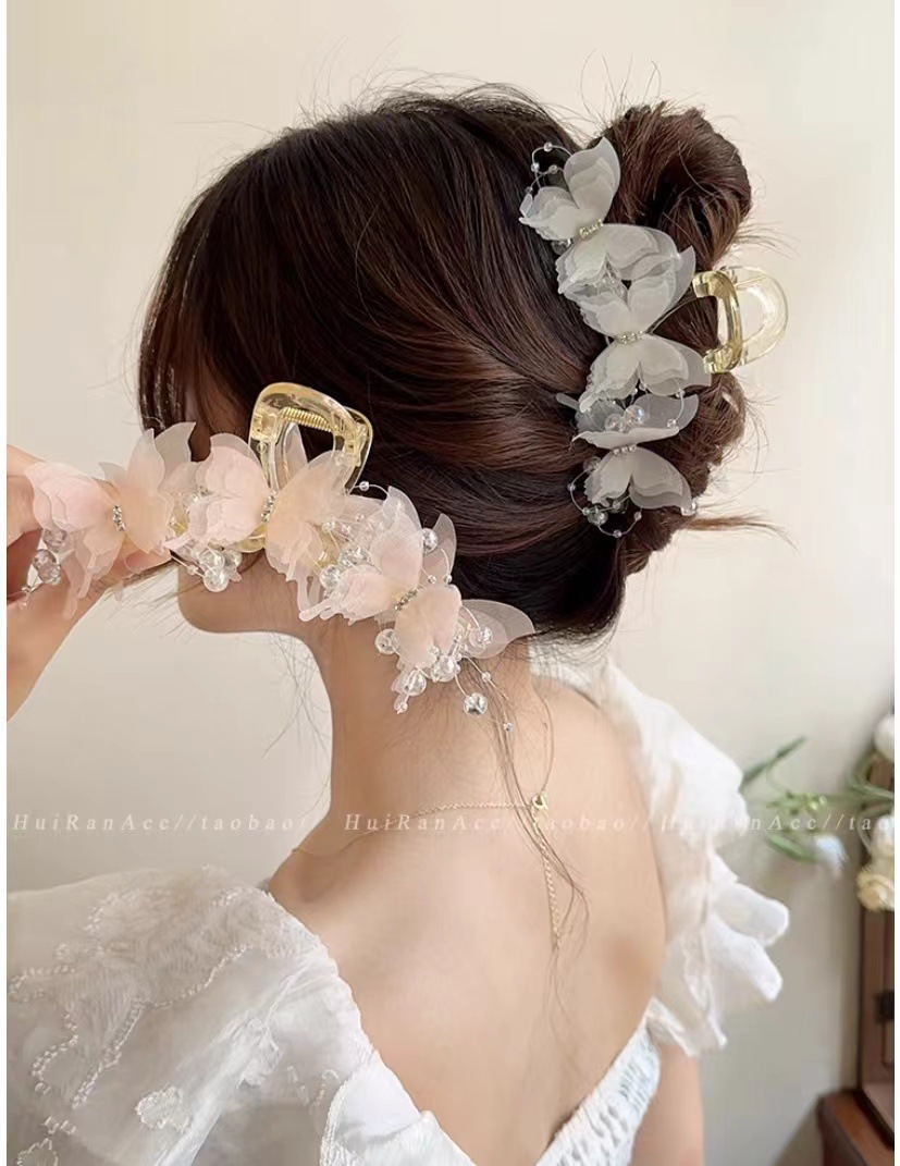 54g Weight Hair Claws Hair Accessories Type 1 Piece Quantity Date, Tea Party Occasion Plastic, Resin, Mixed materials Material Butterfly Pattern All Seasons Season Women's Gender Lady, Sweet Style Lady Sweet Women's Butterfly Plastic Resin Mixed Materials Hair Claws 7