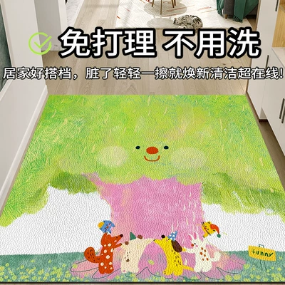 Leather Household Door Mat, Scrubbable Avtomobil döşəmə paspasları