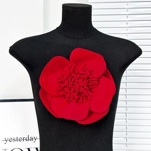 Foreign trade ins children's hair accessories with flower three-dimensional flower hair clip baby corsage handmade diy headdress hair clip wholesale