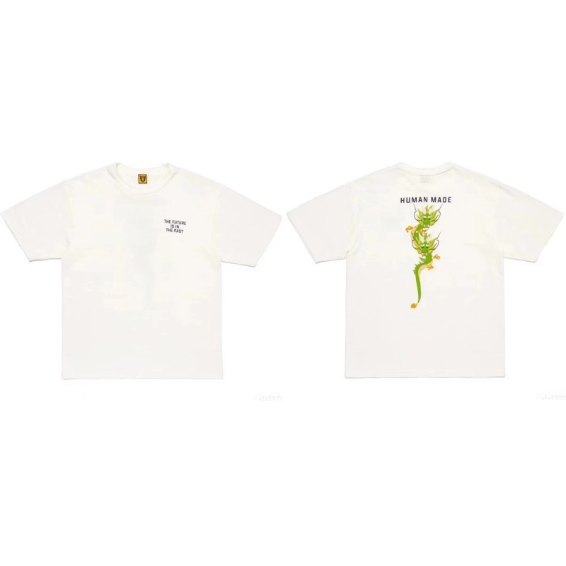 日本アメリカのトレンディなブランドヒューマンドラゴン年限定半袖メンズカップル夏の漫画動物 Tシャツ純綿トップ|undefined
