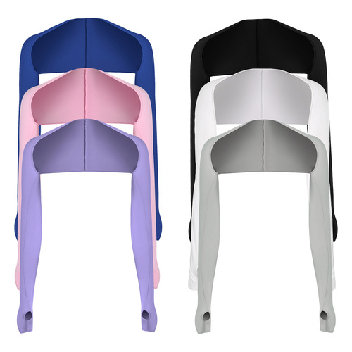 Outdoor golf shawl summer thin driving neck sun protection integrated raglan sleeves cycling sunshade sleeves