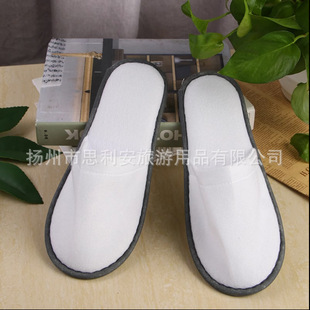 Disposable Slippers for Hotel Rooms, Home Hospitality Slippers, Travel Portable Logo Beauty Salon