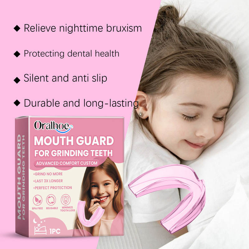 ORALHOE 子供用歯ぎしりマウスガード、夜間の睡眠用、歯ぎしり防止マウスガード、子供の歯を保護します。|undefined