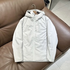 冬季新款连帽保暖棉服男轻量化外套透气多口袋中长款