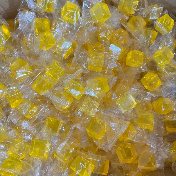 Orange ice cubes, 1 pieces