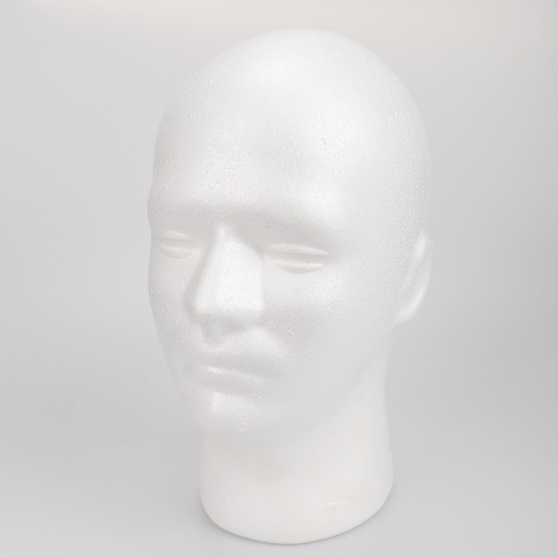 Modelo de cabeza de peluca masculina y femenina de espuma cos peluca de corte de pelo maniquí cabeza de peluca modelo de cabeza cubierta de cabeza