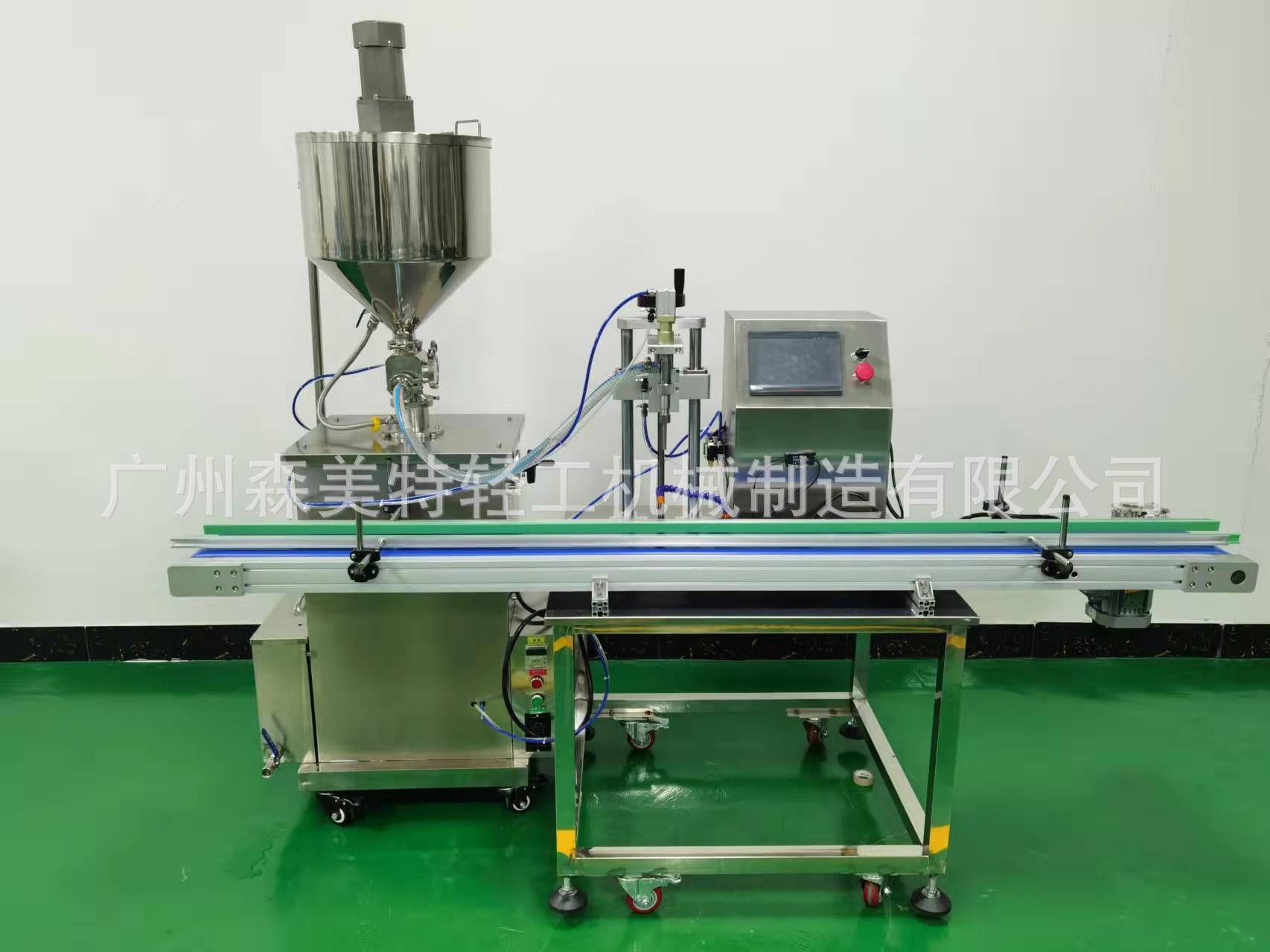 自动加热灌装机凡士林加热搅拌灌装焊锡膏润滑油灌装机泥灸罐装机