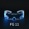 Amazon LED Lighting Glasses Tide Future Technology Vibration Douyin Same Wine Bar Jumping Flash Charging glasses