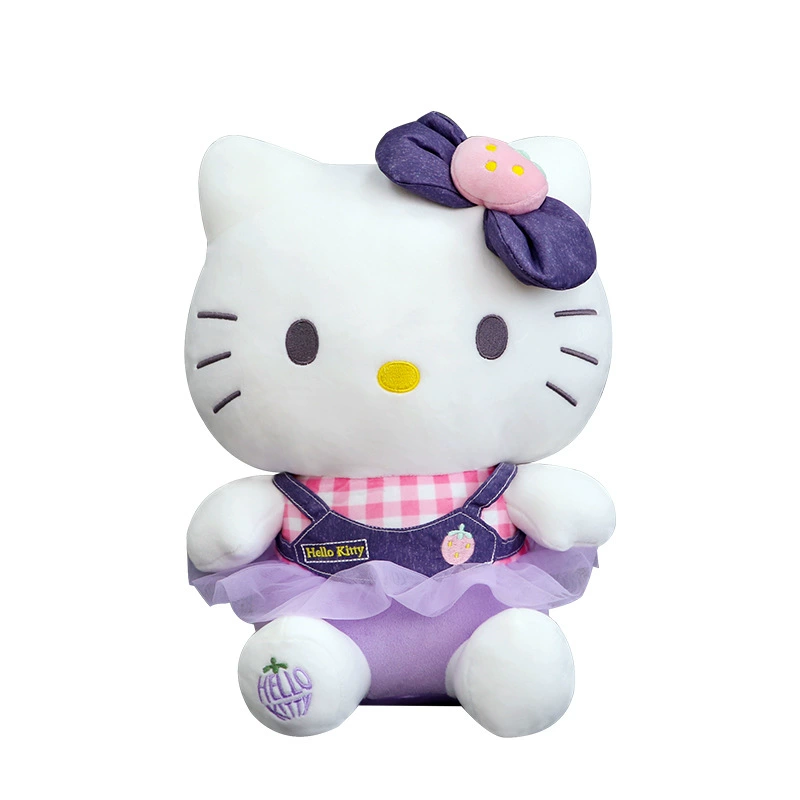 Принт Hello Kitty, милая кукла, плюшевая игрушка, подарок на день рождения