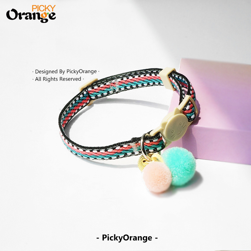 Vòng cổ mèo Pom Pom - hai quả bóng (1)