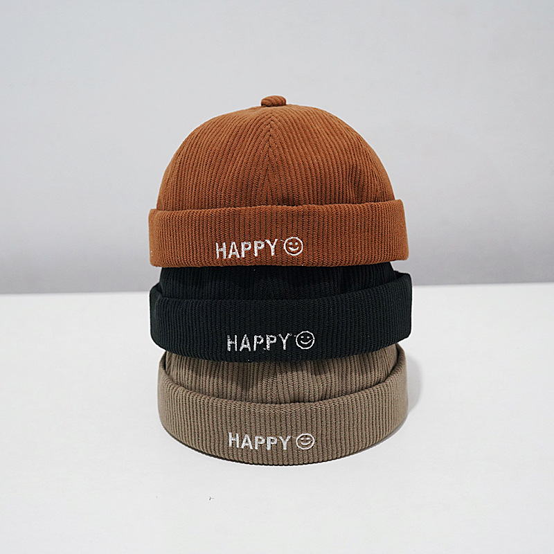 Sombreros infantiles primavera y otoño para niños sombreros extranjeros para bebés de un año de edad para niñas sombreros de piel de melón personales de invierno