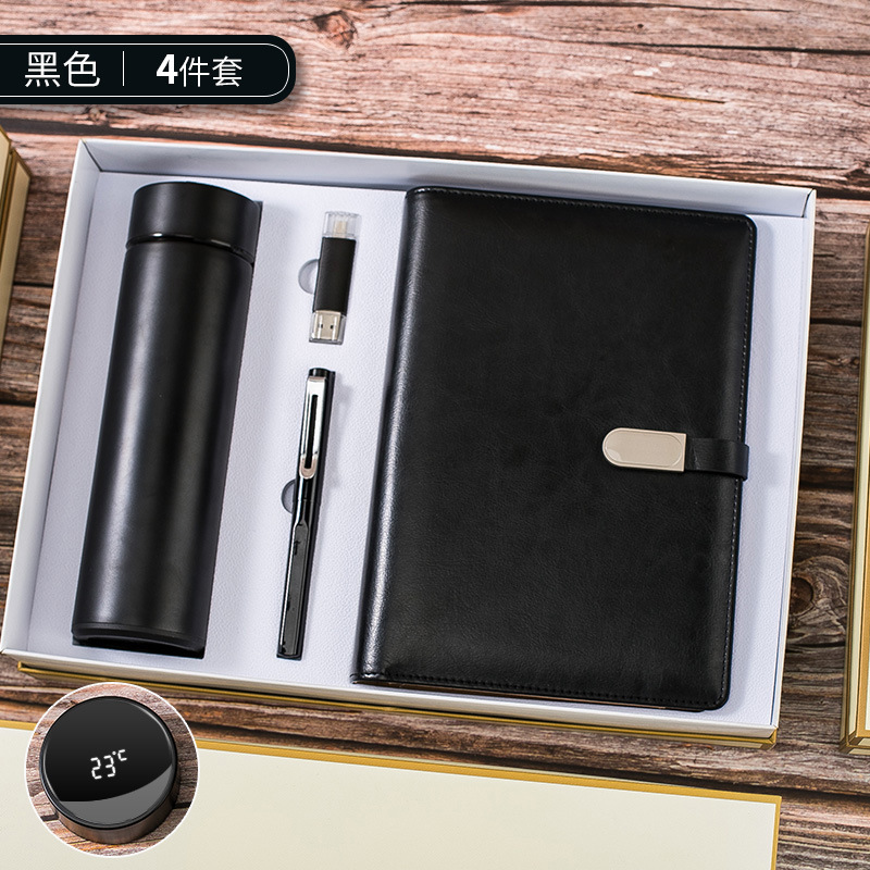 Set de regalo empresarial con logotipo personalizado, regalo para eventos de inauguración, set de recuerdo para reuniones de empresa, regalo práctico para clientes