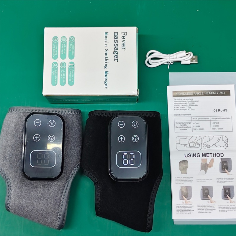 送料無料 足裏マッサージ器 グラフェン振動加熱フットラップ 足首関節痛温湿布理学療法器|undefined