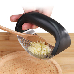 Household Garlic Press Tool, Garlic Peeler, Manual Garlic Masher, Stainless Steel Garlic Press, Kitchen Utensil