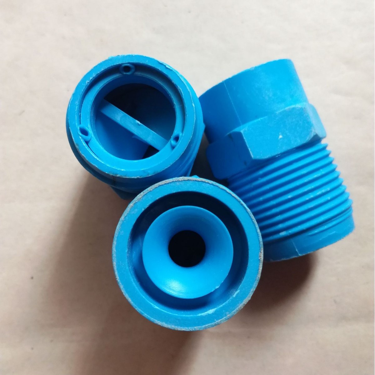 陇南市1/2、3/4、1寸塑料实心锥形喷嘴 工业净化冲洗喷嘴