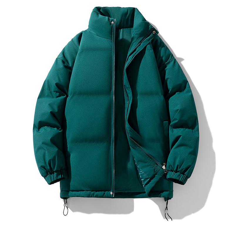 Stehkragen Herrenmantel Winter 2024 Neues Brot Amerikanische Trendmarke Baumwolljacke Paar-Outfit_voghion.com