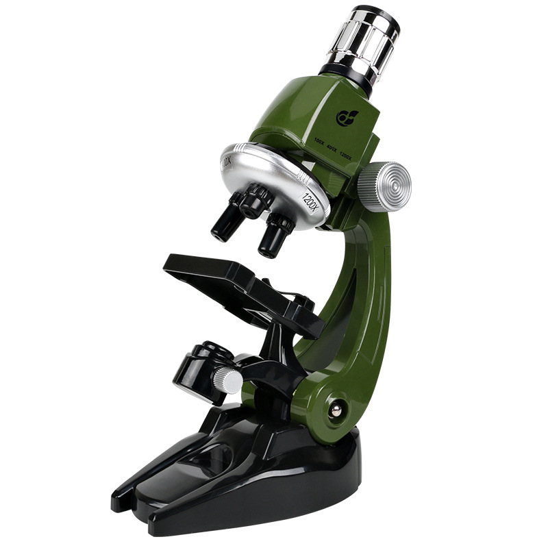 Microscopio óptico para niños de alta definición biología clase secundaria estudiantes ciencia experimento juguetes educativos