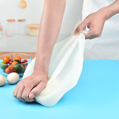 Household silicone and thickened non-stick kneading bag, food-grade kneading bag and dough mat, bread kneading bag, kitchen