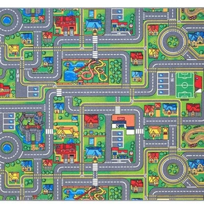 Avtomobil döşəmə paspasları — Road Mat Available for Dropshipping - childrens-carpet-929-4060cm-crystal-velvet