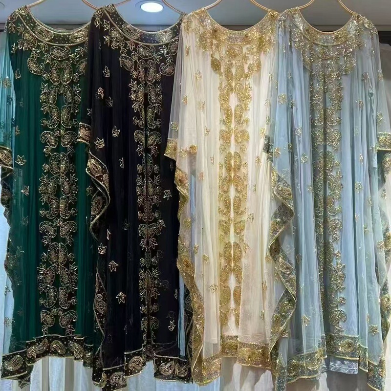 Foreign Trade Cross-Border Heavy Embroidery Sequin Long Gown Dress for Women 2026 New Luxury Elegant Dress Banquet Dress Foreign Trade Cross-Border Heavy Embroidery Sequin Long Gown Dress for Women 2026 New Luxury Elegant Dress Banquet Dress