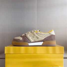 顶版欧洲站男鞋休闲鞋头层牛皮奢侈品大牌情侣款小白鞋女明星同款