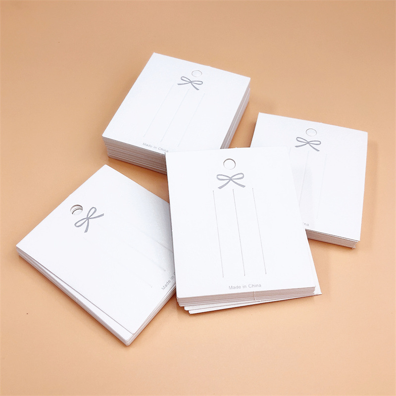 Simple Style Solid Color Paper Jewelry Packaging Bags display picture 3