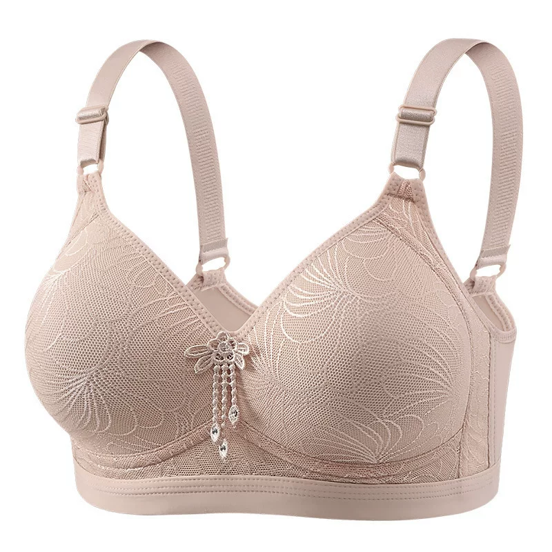 (Cross-border trading), thin cotton underwear, supporting wireless bra, bra top, plus size