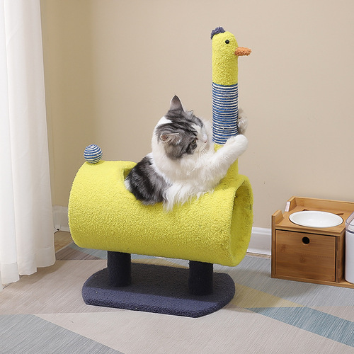 Factory direct selling climbing frame, sisal cat scratching post, wear-resistant cat jumping platform, integrated nest, stable and does not take up space, cat supplies