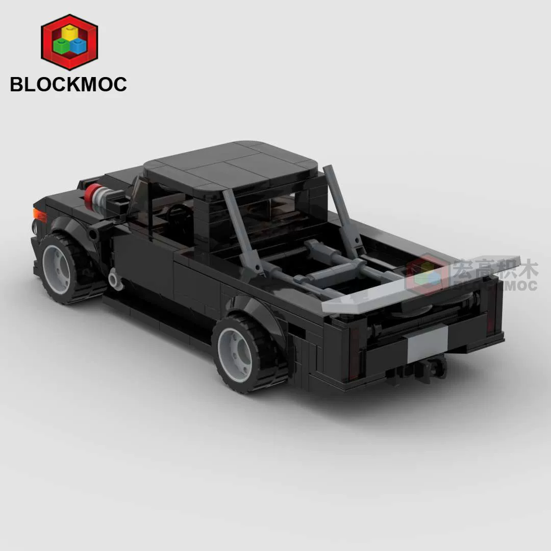 Гоночные конструкторы MOC совместимые с Lego Ford Hoonitruck Ultimate Tire Killer Journey