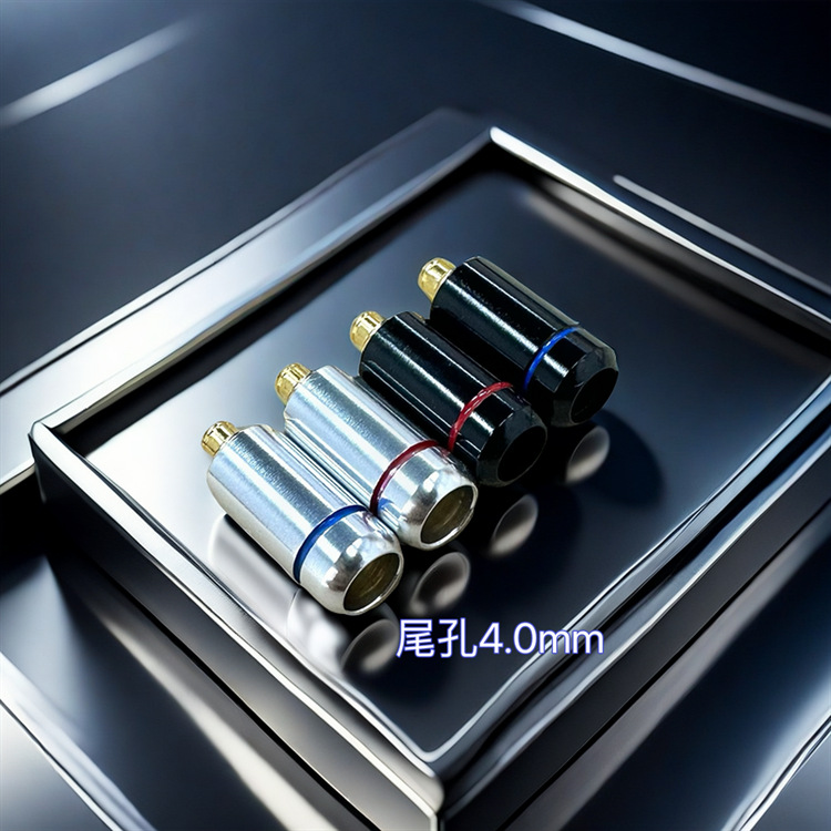 MMCX耳机插头插座 SE846 SE535 UE900 镀金耳机插针插头 线孔4.0