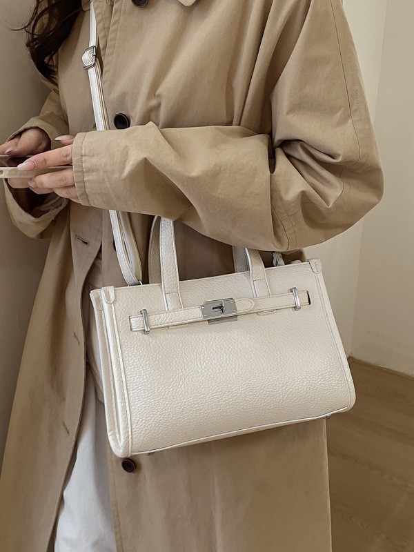 Bolso para mujeres 2026 venta transfronteriza caliente nuevo lichi estampado bolso de mano alta textura lujosa mochila de hombro