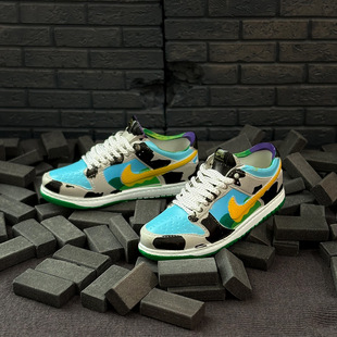 Simulated Shoe Model Dunk Sneakers Finger Shoes 3D Stereo Blind Box Aj Mini Sneakers Creative Shoe Wall Ornaments