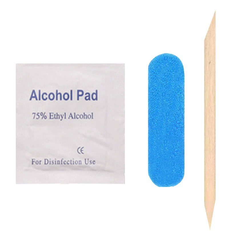 Ношение инструментов для ногтей костюм аксессуары для инструментов для ногтей пакет Желейный клей паста Апельсиновая палочка растирающая полоска липкий клей для ногтей оптом