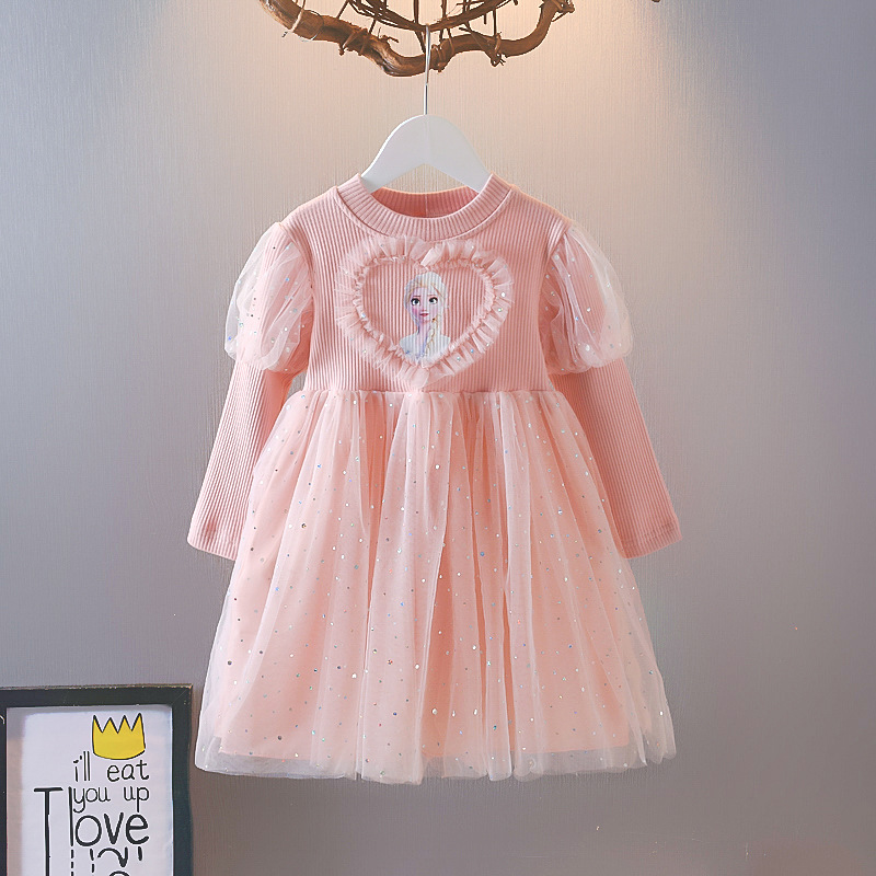 Pink-Spring Peach Heart Aisha Dress
