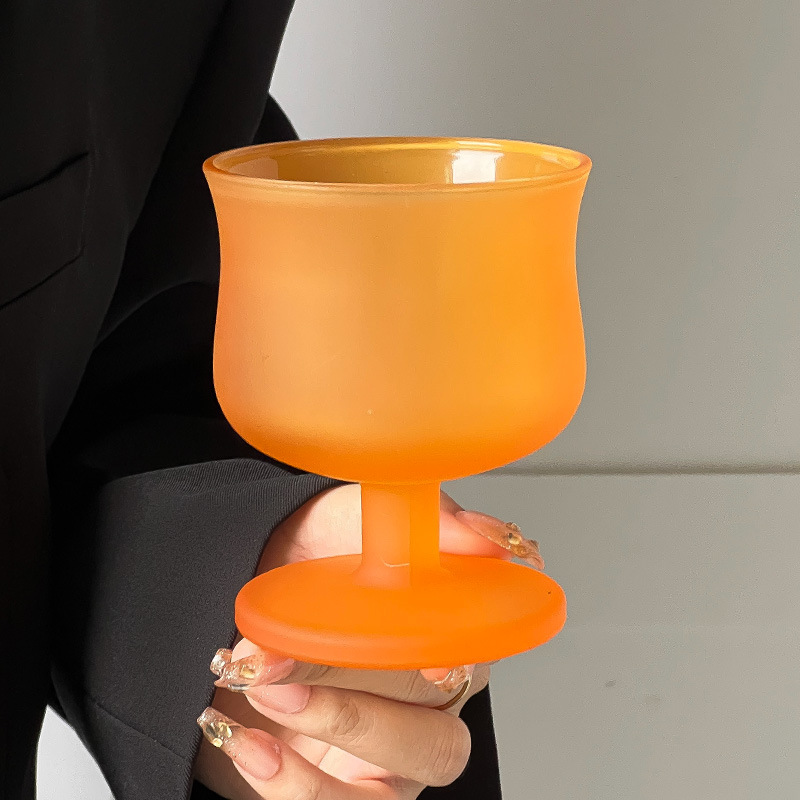 [프로스트 오렌지] 리버스 마우스 쇼트 컵