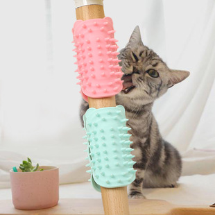Pet cat corner hair rubbing device massager cat scratch itching scratching itching scratching device cat table corner hair rubbing device in stock