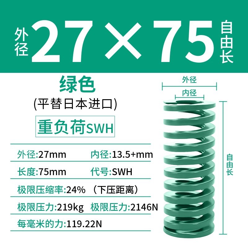 합금강 녹색 27×75