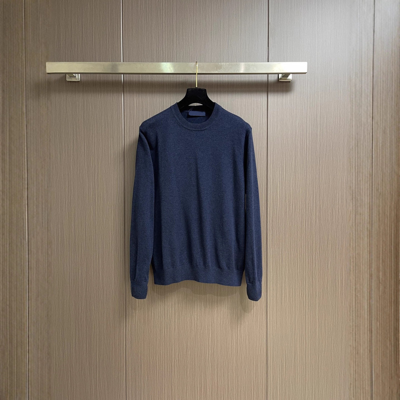 Nanyou 2025Lv New Knitwear Accessible Luxury Men's Autumn and Winter Round Neck Knitwear Big Brand Replacement