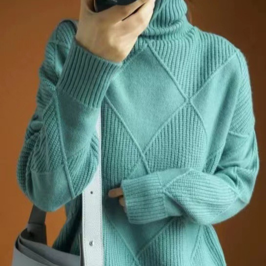 SY612 # 国境を越えた対外貿易の潮流ファッション高l菱形の質感が滑らかな純色の頭毛|undefined