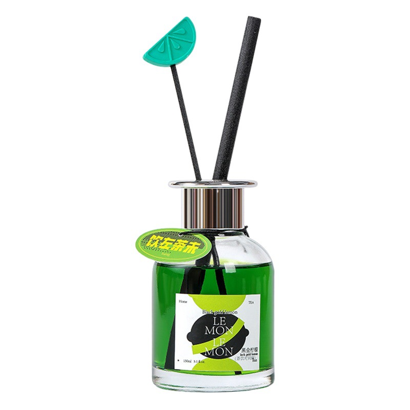 Nueva bebida a la izquierda té en polvo aromaterapia creativa fruta fragancia casa dormitorio incienso fragancia duradera sin fuego aromaterapia al por mayor