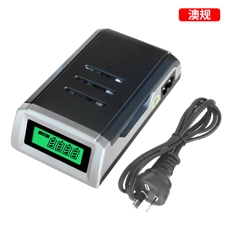 4슬롯 LCD 충전기-호주 규정