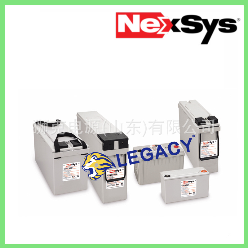美国NEXSYS蓄电池12NXS166 / 12V 187AH船舶电信基站免维护电瓶