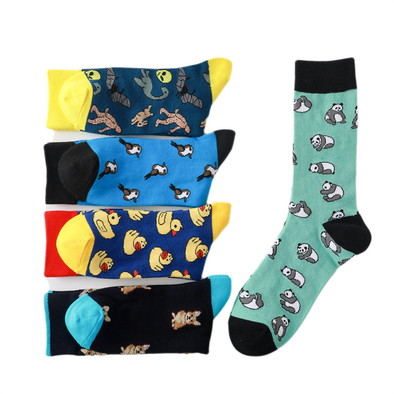 65g Weight Socks Classification Socks Lingerie Type Cotton (more than 50%) Fabric Type A Pair Quantity Casual, Daily Occasion Animal, Color Block Pattern All Seasons Season Unisex Gender Casual, Cartoon Style Style A Pair Casual Cartoon Style Unisex Animal Color Block Cotton (more Than 50%) Crew Socks 2