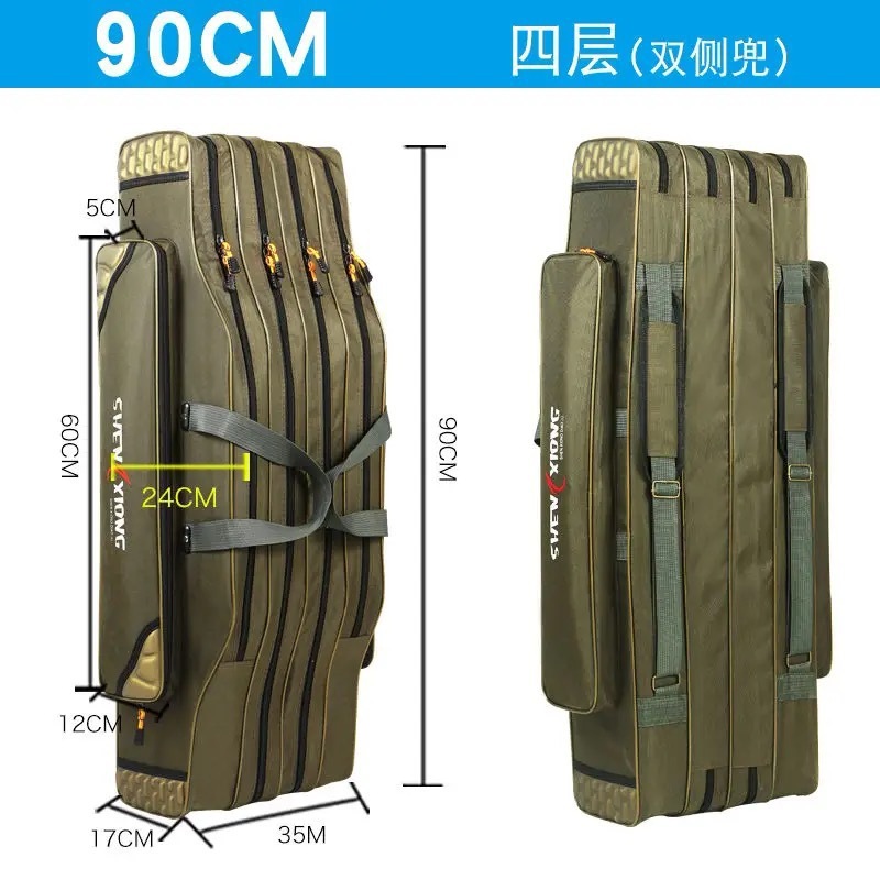 90cm 4겹 벨리백 옥스포드 천 브라운