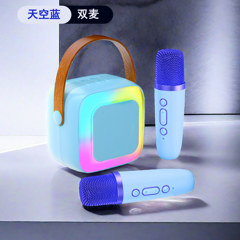 K12 Bluetooth スピーカー屋外ポータブルオーディオカラフルなマイク統合 ktv マイクカラオケ SY13 を手に入れましょう|undefined