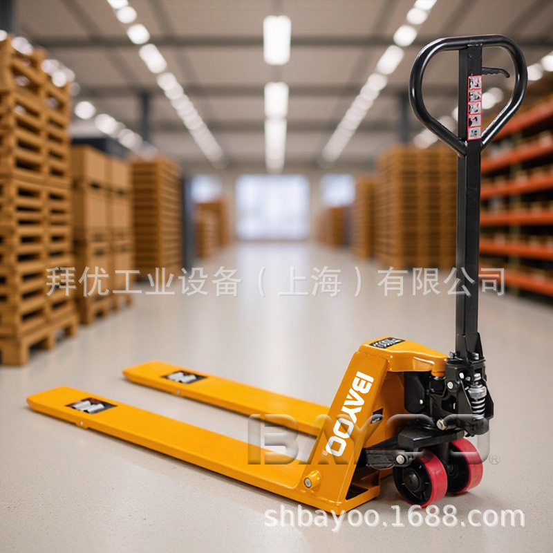 BAYOO/拜优手动叉车 堆高电动液压搬运车 多功能新型电动叉车