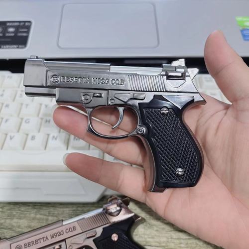 Inflatable Metal Lighter Creative Windproof Red Flame Cigarette Lighter Unique Design Lighter